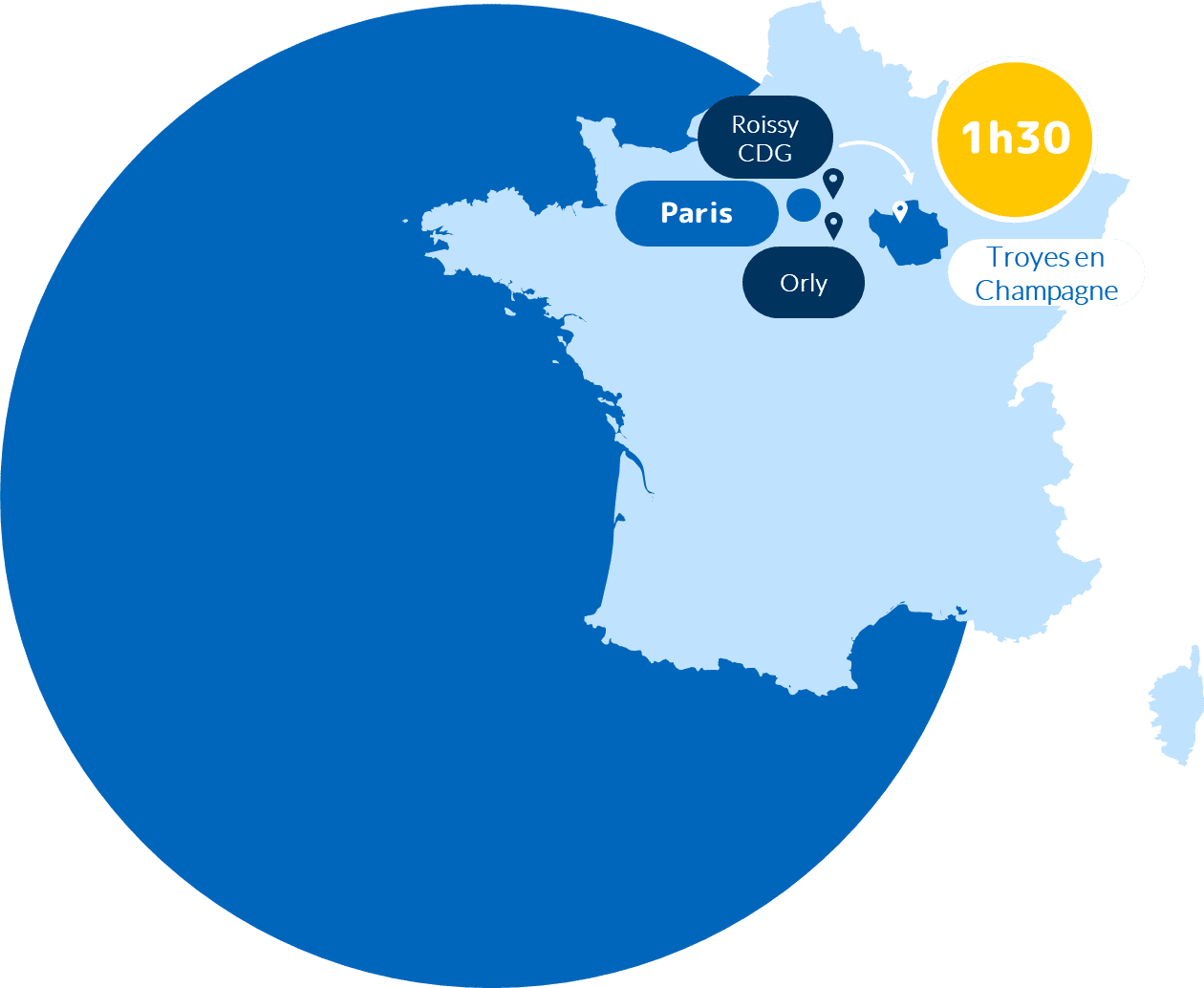 Plan d'accès Troyes La Champagne Events
